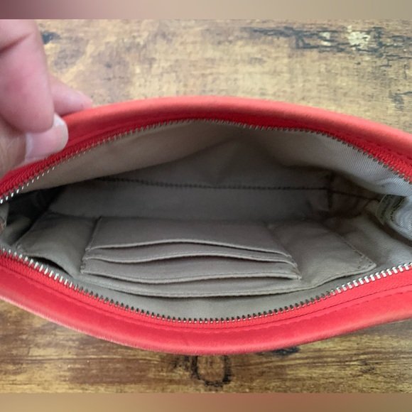 Coach Legacy Coral Leather Large Wristlet Clutch Purse Perfect for Summer! ☀️ - Picture 9 of 9